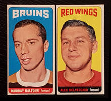 Load image into Gallery viewer, 1964-65 Topps (Tallboys) Hockey Raw with some Graded - 75% of the Set
