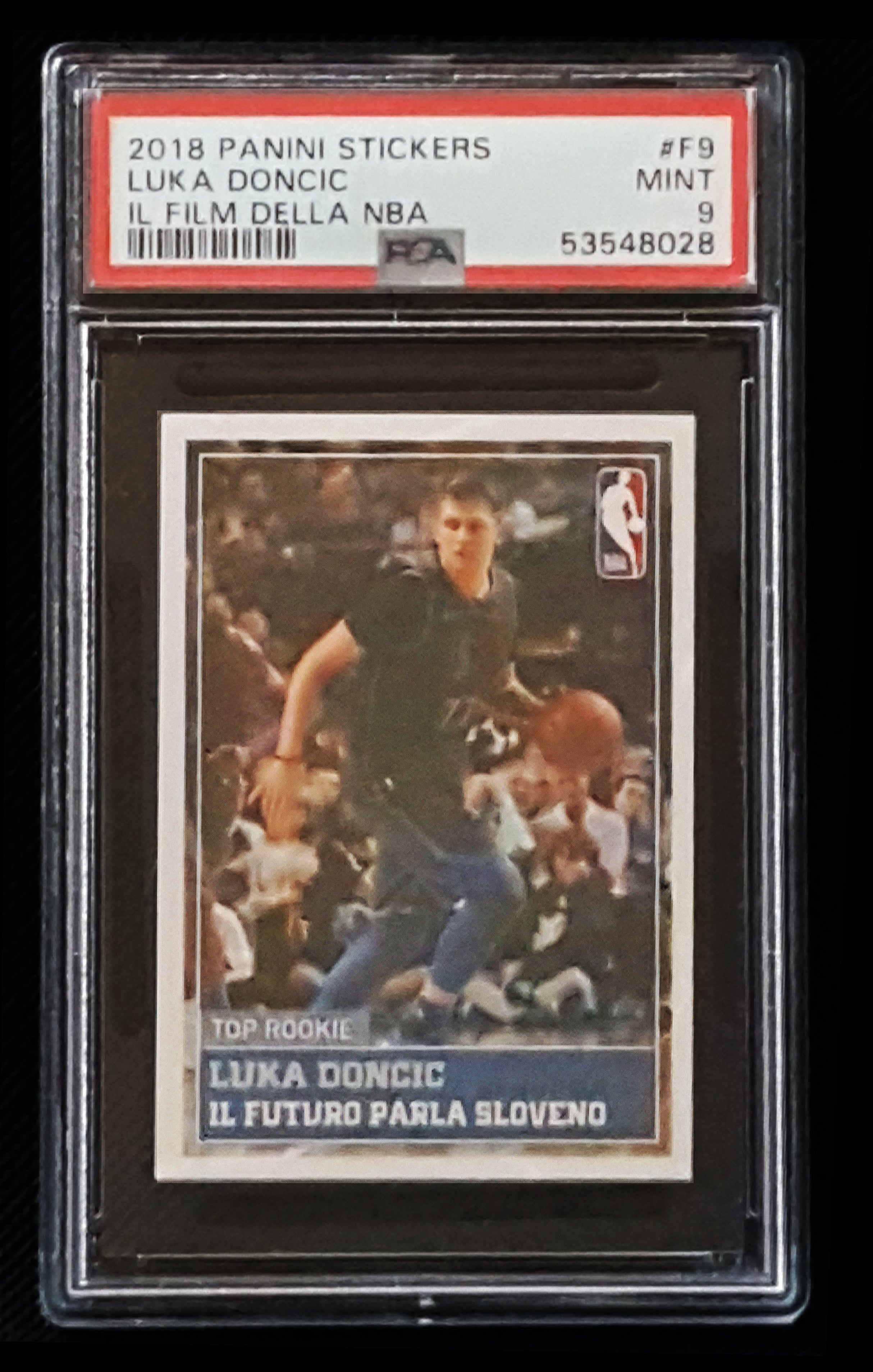 2018-19 Panini Stickers European Italy #428 Luka Doncic Rookie Card - PSA  EX 5 on Goldin Auctions