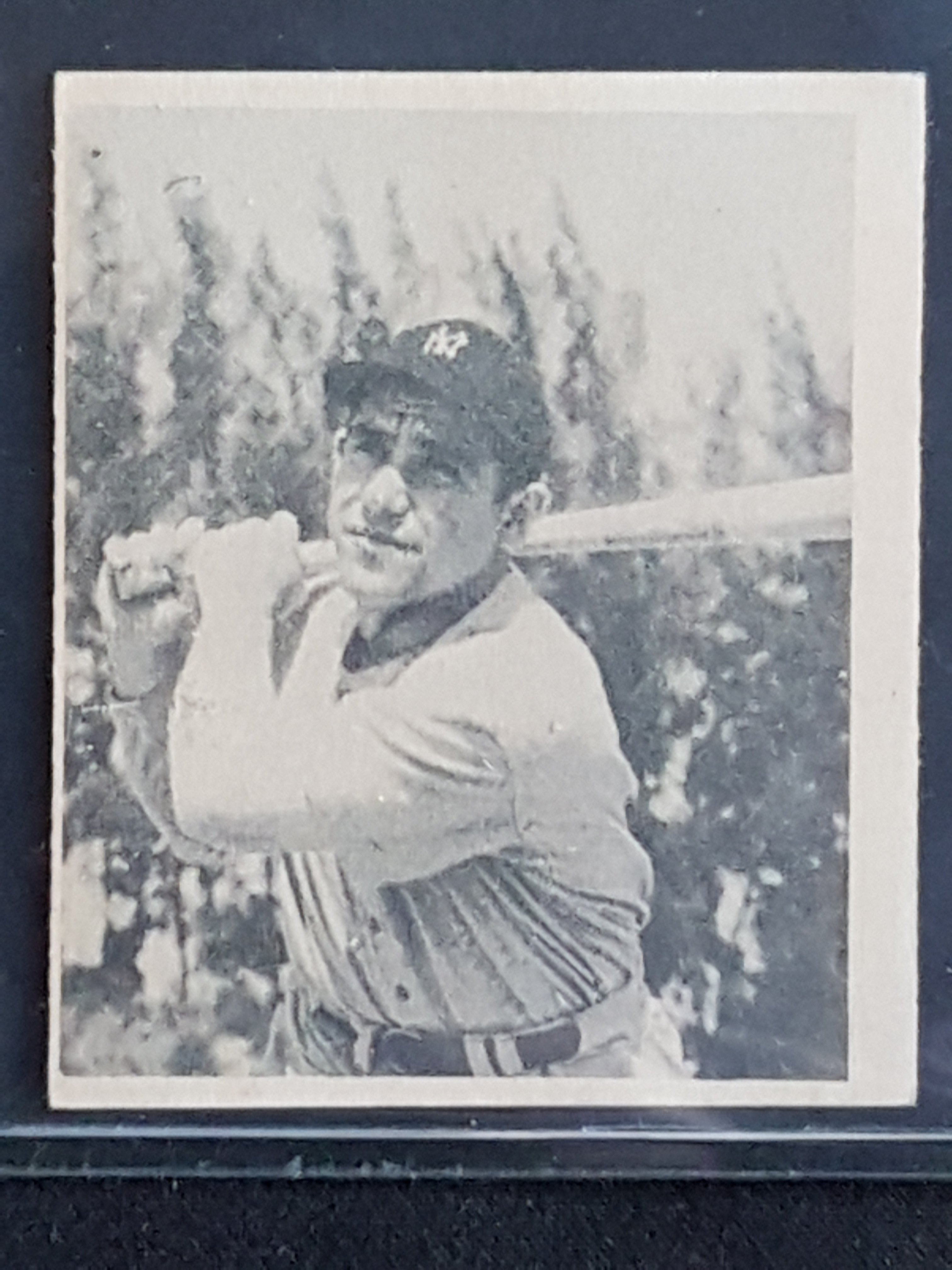 Issued by Bowman Gum Company, Larry Yogi Berra, Catcher, New York  Yankees, from Picture Cards, series 6 (R406-6) issued by Bowman Gum