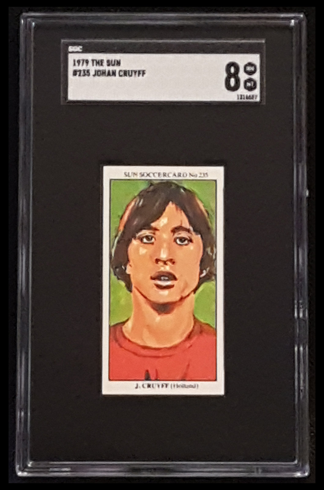 1979 The Sun Johan Cruyff #235 SGC 8 (Rare)