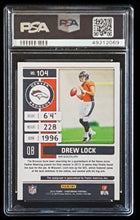 Load image into Gallery viewer, 2019 Panini contenders Drew Lock Team Logo Rookie Autograph Auto #104 - PSA 9
