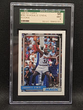 Load image into Gallery viewer, 1992-93 Shaquille O&#39;Neal Topps Rookie #362 SGC 9
