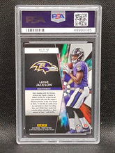 Load image into Gallery viewer, 2018 Panini Prizm Lamar Jackson Instant Impact Rookie (RC) #ll-12 PSA 9
