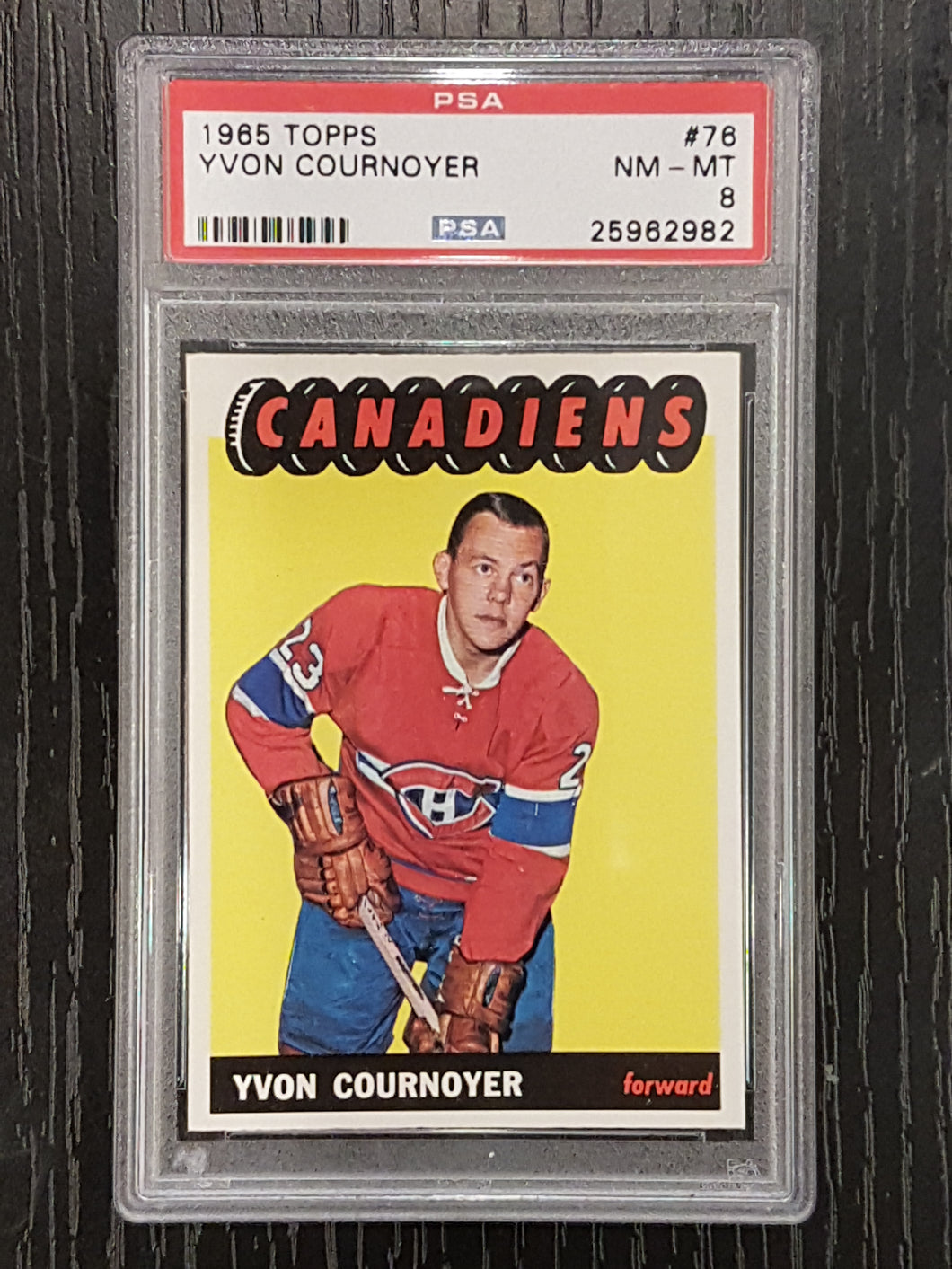 1965-66 Topps Hockey Card Set (PSA, SGC, KSA) Graded and Raw Cards.