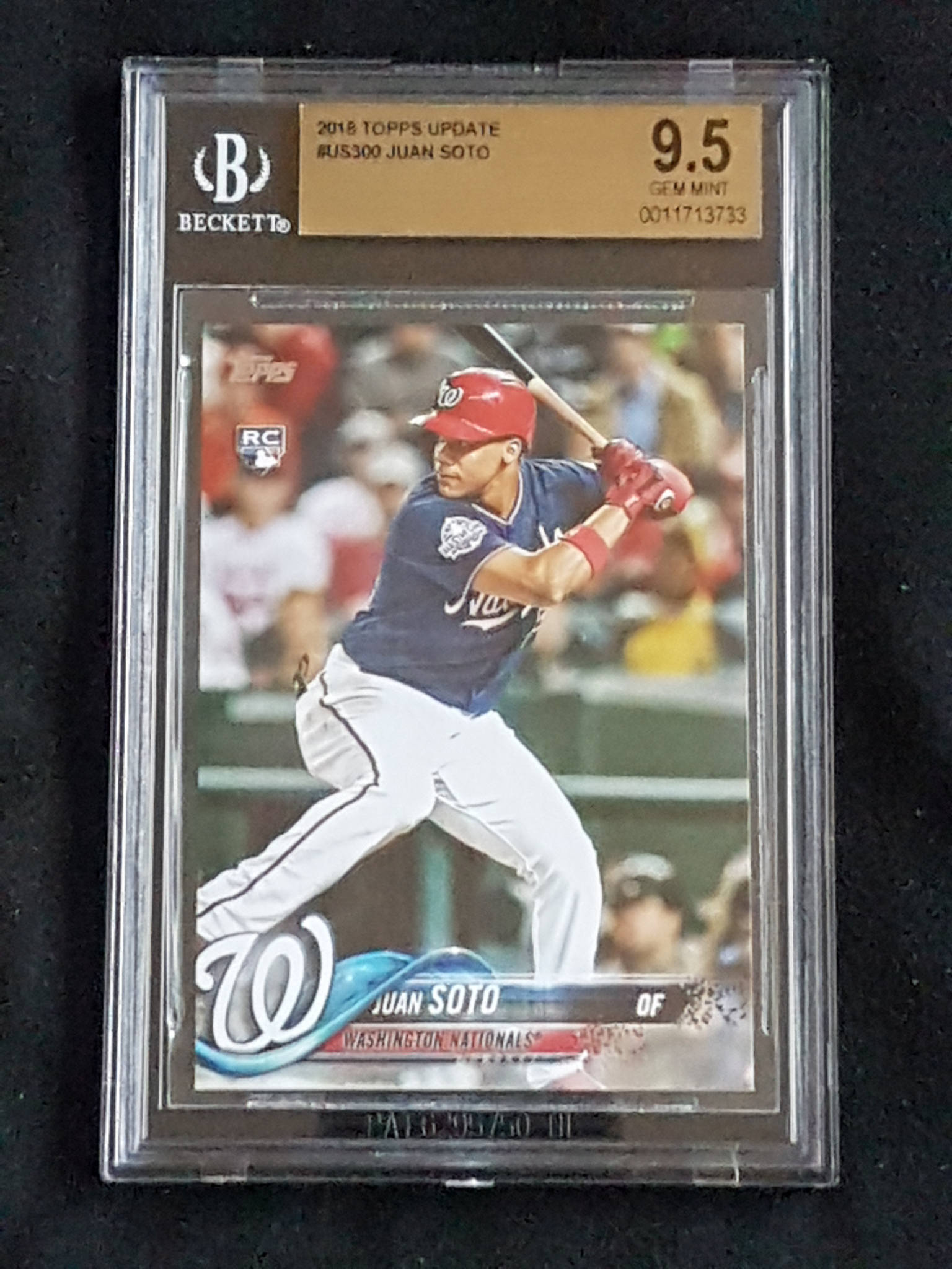 Juan Soto (Washington Nationals) 2018 Topps Update Baseball #US300 RC  Rookie Card - PSA 10 GEM MINT