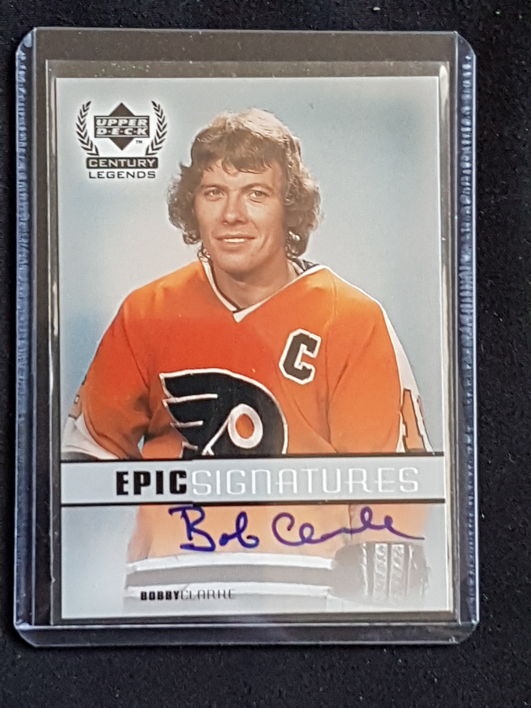 1999-00 Upper Deck Retro Inkredible BOBBY CLARKE AUTO