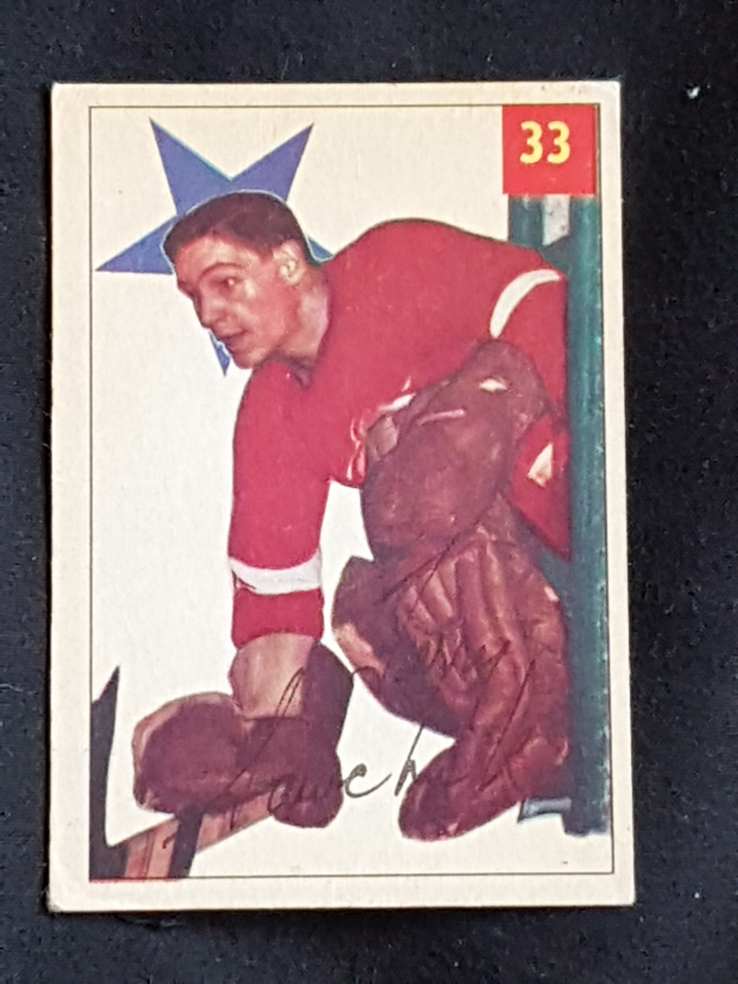 1954 Parkhurst Hockey Terry Sawchuk #33