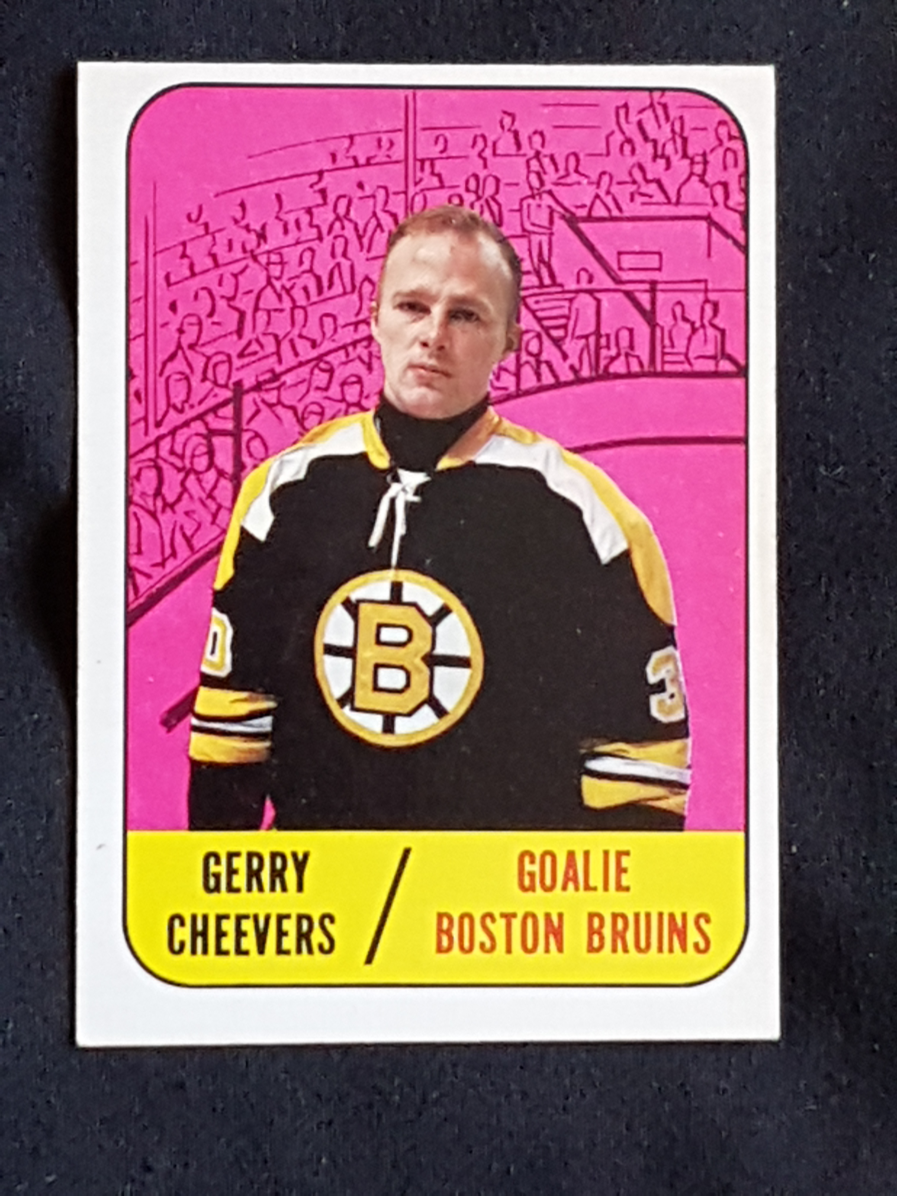 1967 Topps Hockey Gerry Cheevers #99 Exmt+